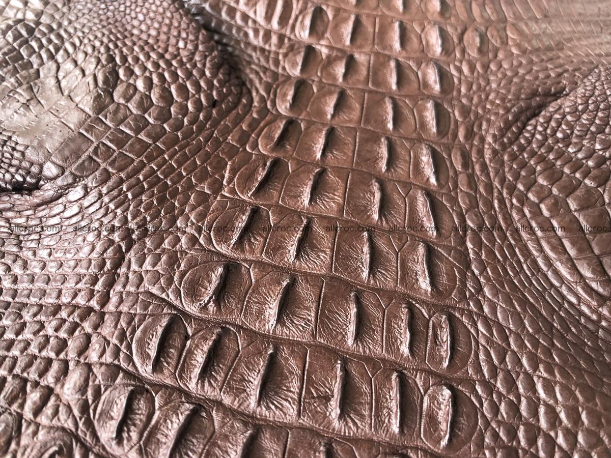 Genuine Siamese crocodile skin, hide hornback part 422 Foto 9
