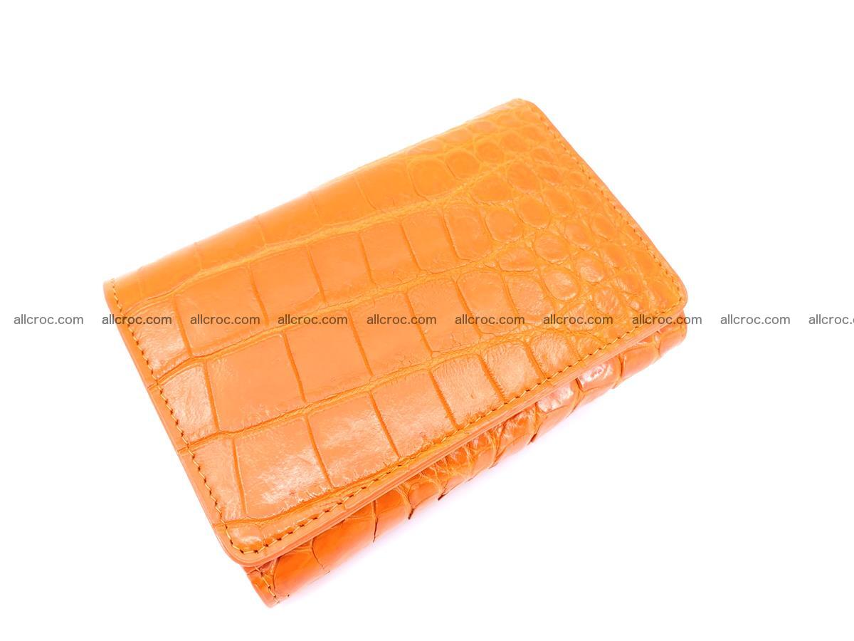 Genuine Siamese crocodile skin wallet for women 411 Foto 2