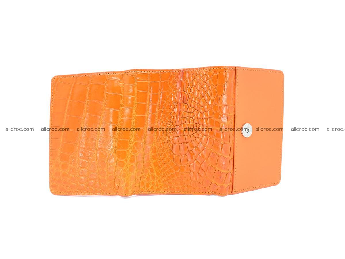 Genuine Siamese crocodile skin wallet for women 411 Foto 6