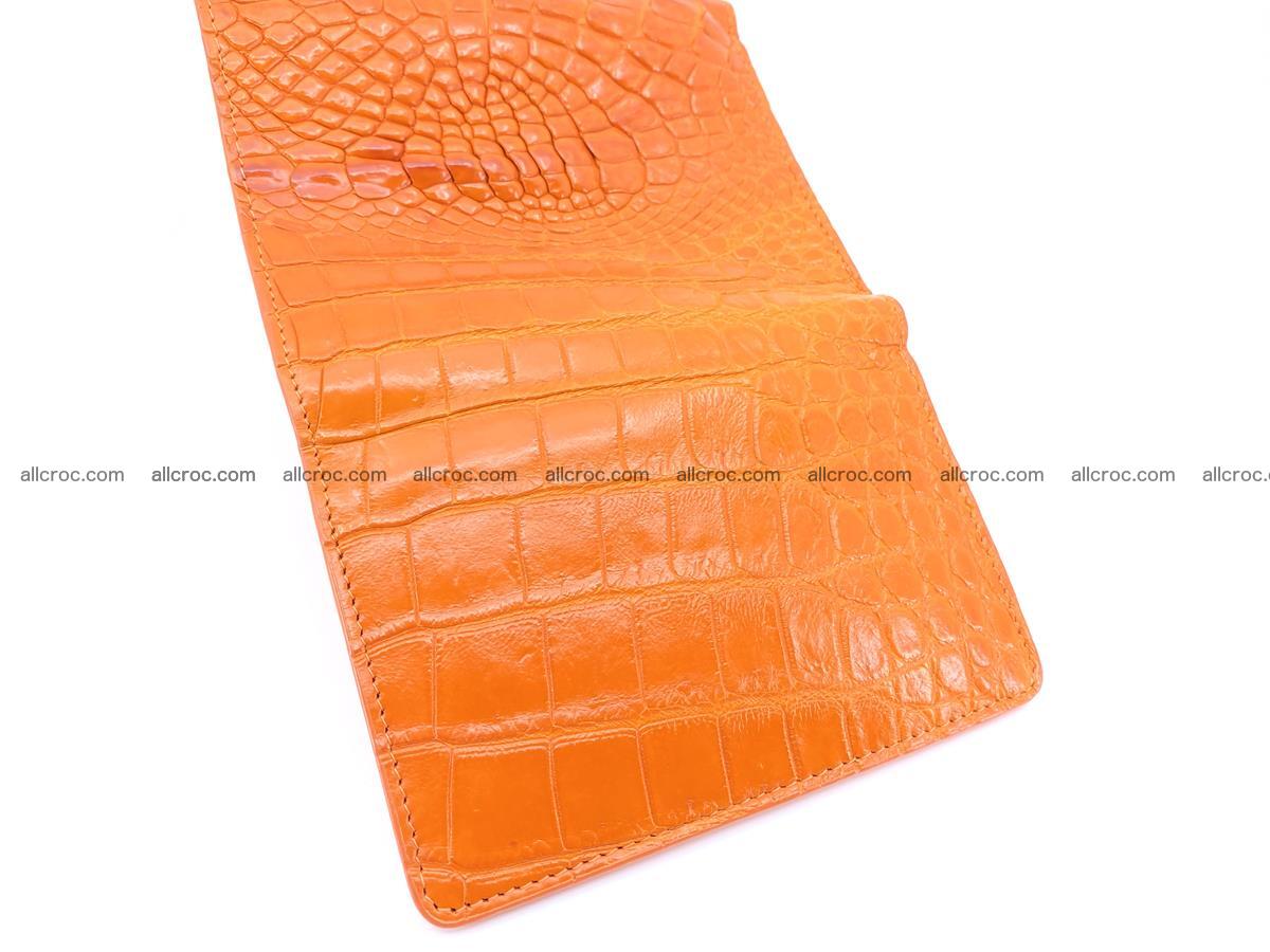 Genuine Siamese crocodile skin wallet for women 411 Foto 7
