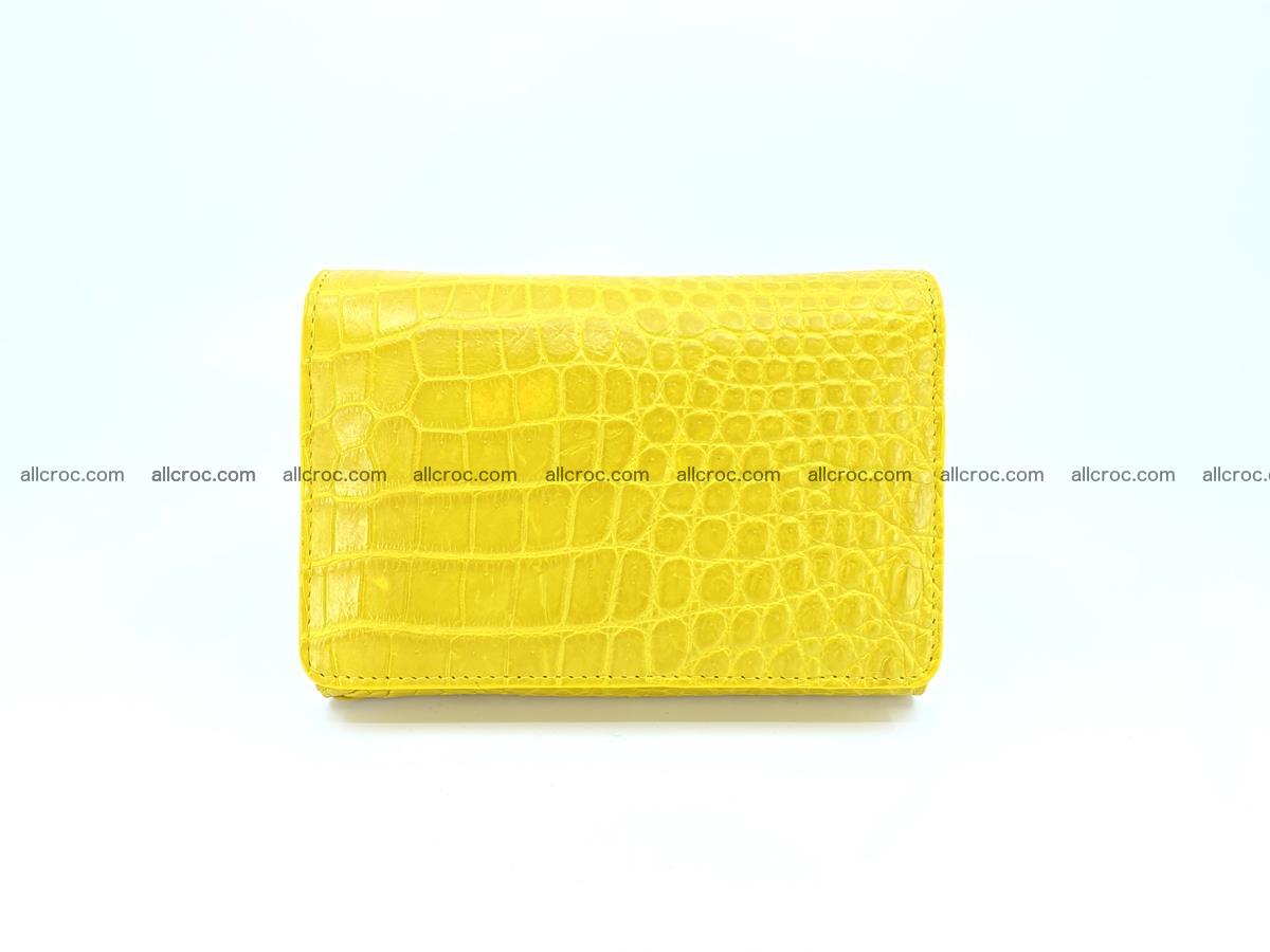 Genuine Siamese crocodile skin wallet for women 410 Foto 0