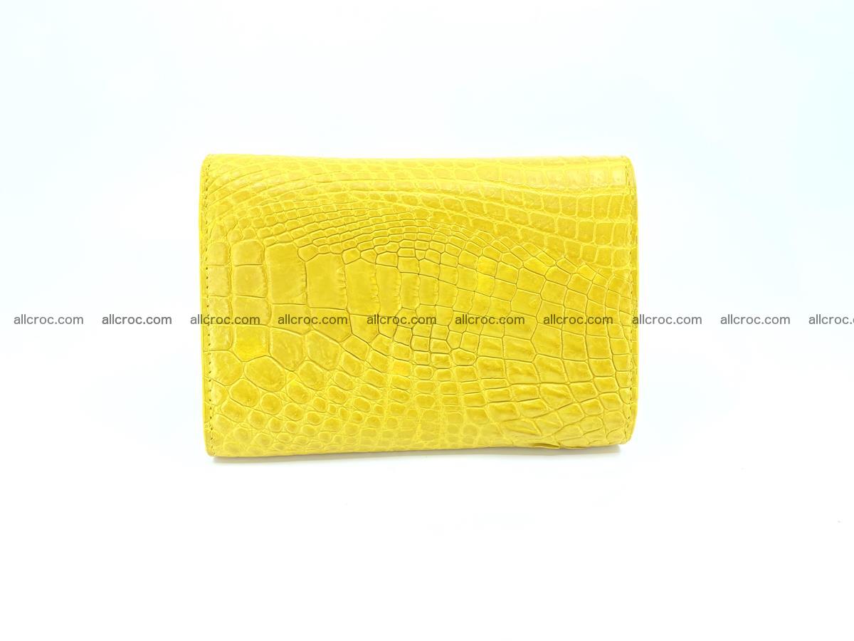 Genuine Siamese crocodile skin wallet for women 410 Foto 1