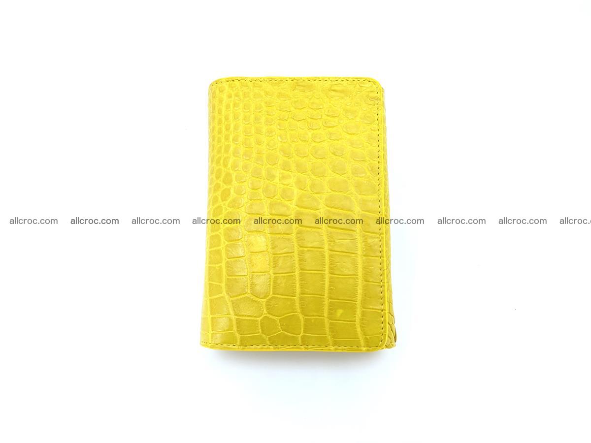 Genuine Siamese crocodile skin wallet for women 410 Foto 2