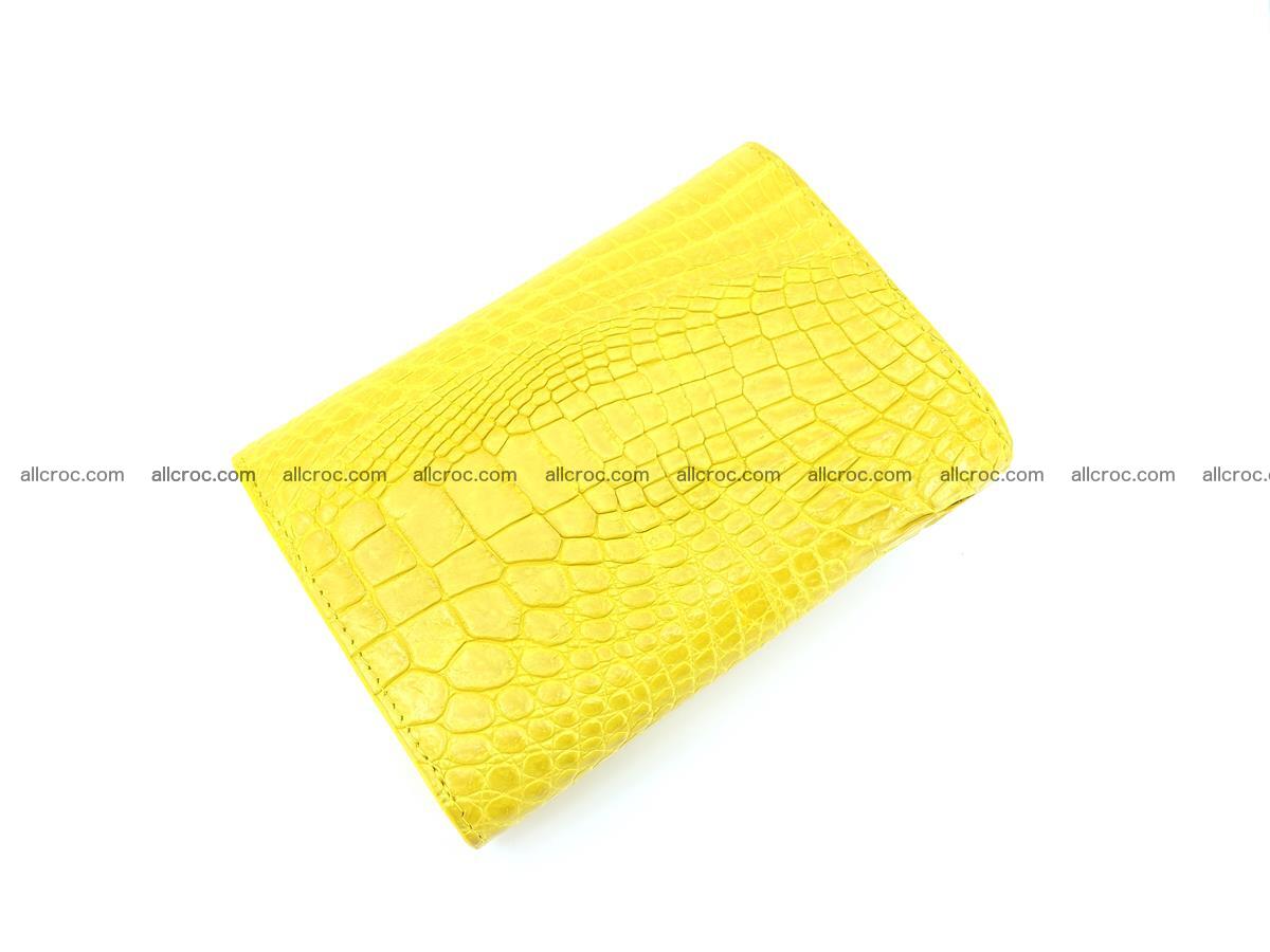 Genuine Siamese crocodile skin wallet for women 410 Foto 5