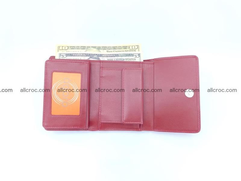 Genuine Siamese crocodile skin wallet for women 408