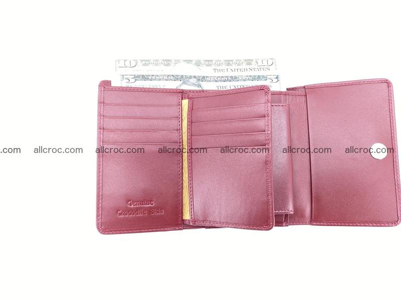 Genuine Siamese crocodile skin wallet for women 408