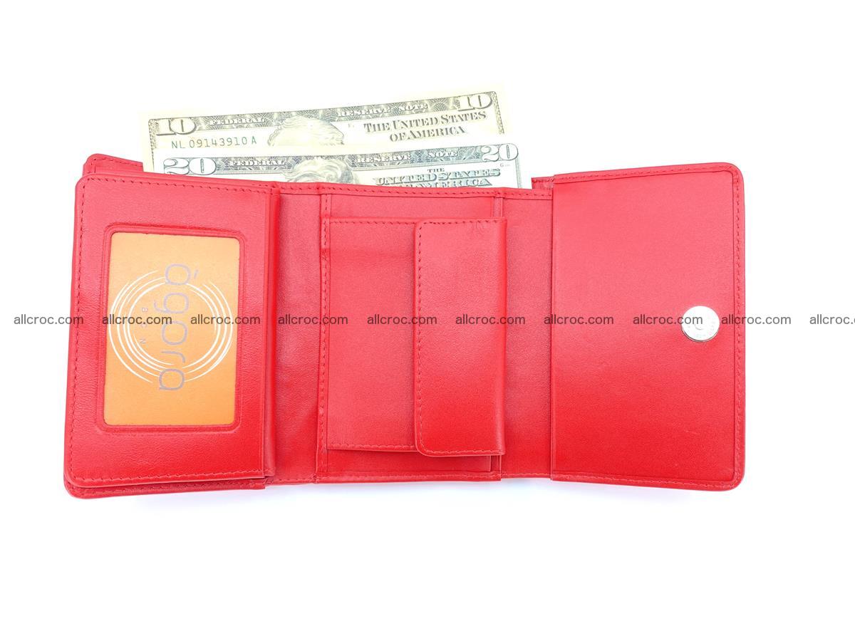 Genuine Siamese crocodile skin wallet for women 418 Foto 8