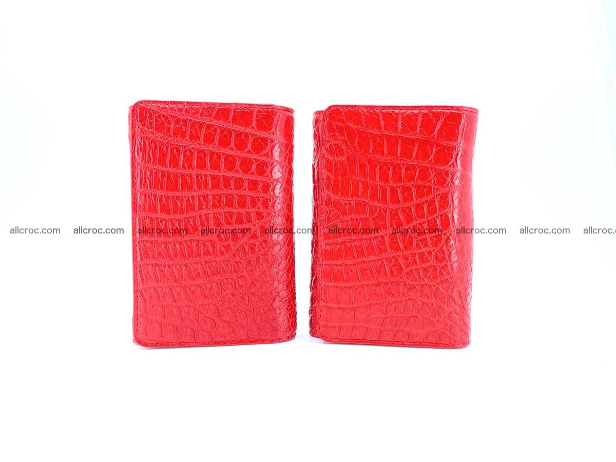 Genuine Siamese crocodile skin wallet for women 418 Foto 10