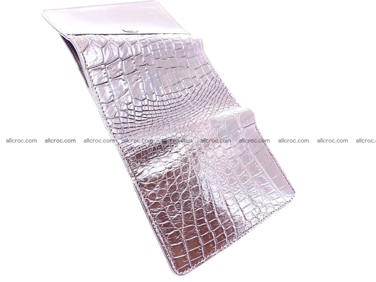 Genuine Siamese crocodile skin wallet for women 416 Foto 9