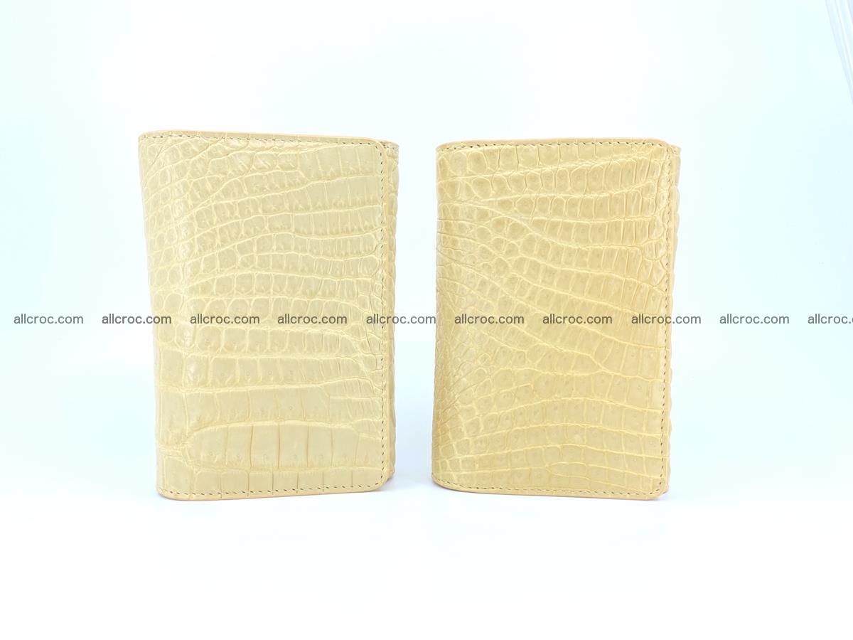 Genuine Siamese crocodile skin wallet for women 415 Foto 11