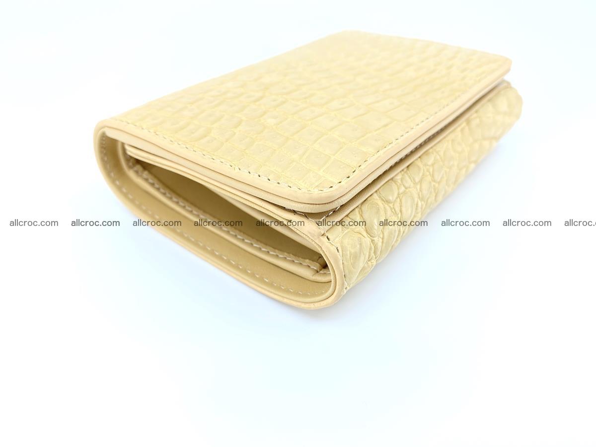 Genuine Siamese crocodile skin wallet for women 415 Foto 4