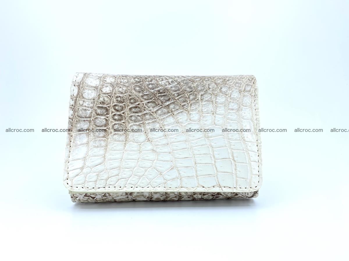 Genuine Siamese crocodile skin wallet for women 412 Foto 0