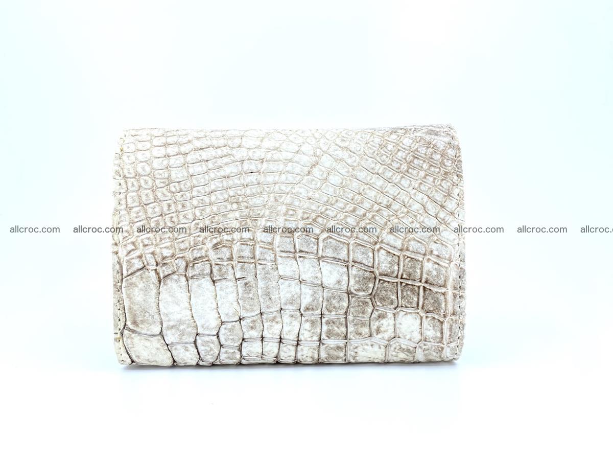 Genuine Siamese crocodile skin wallet for women 412 Foto 1