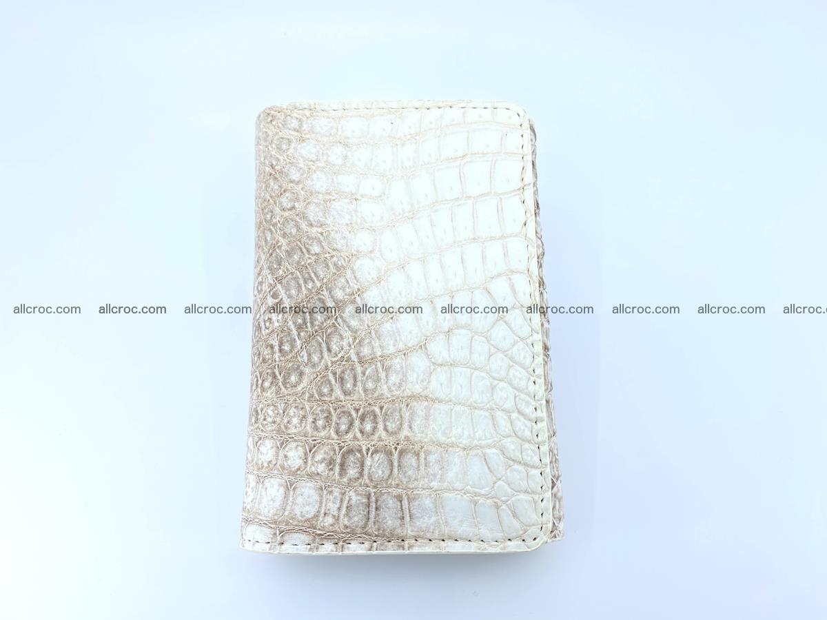 Genuine Siamese crocodile skin wallet for women 412 Foto 2