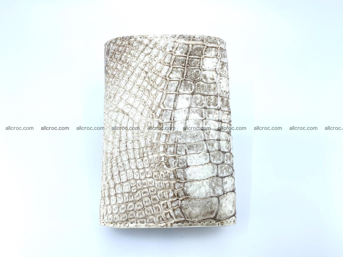 Genuine Siamese crocodile skin wallet for women 412 Foto 3