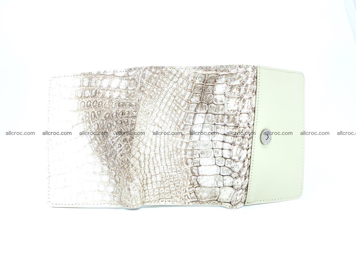 Genuine Siamese crocodile skin wallet for women 412 Foto 6