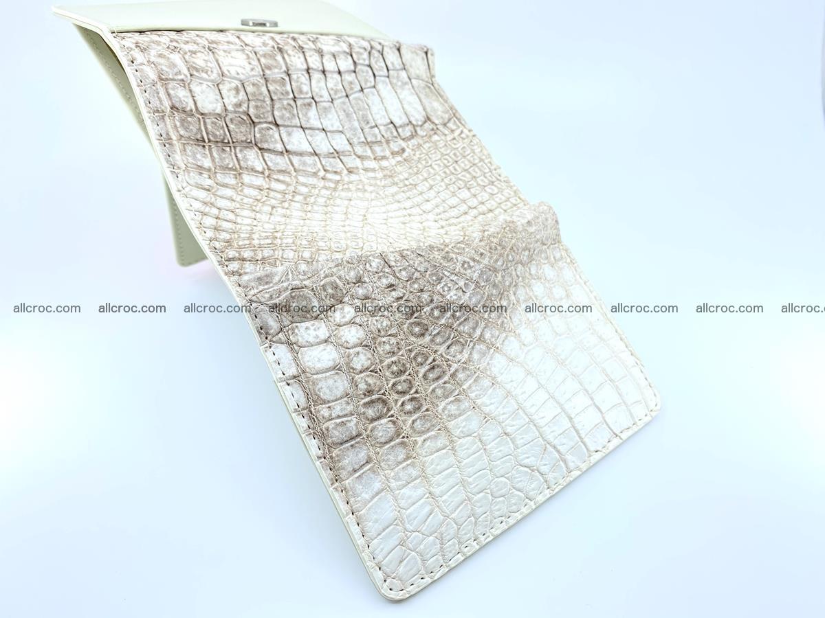 Genuine Siamese crocodile skin wallet for women 412 Foto 7