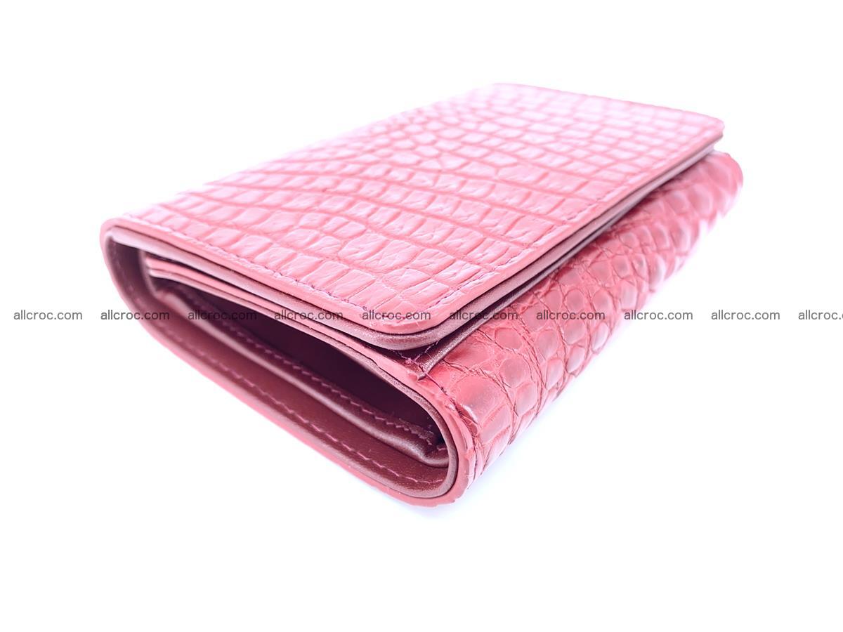 Genuine Siamese crocodile skin wallet for women 408 Foto 4