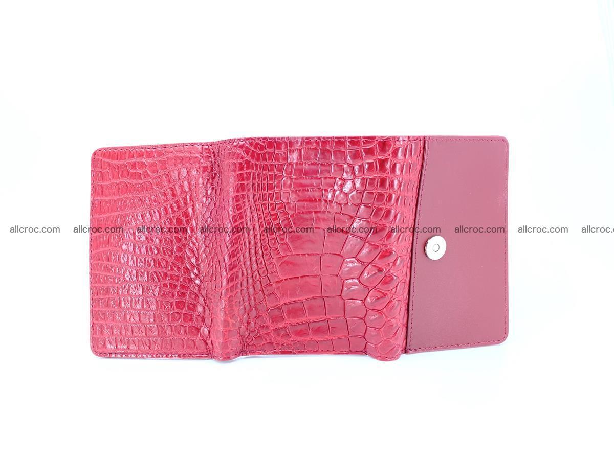 Genuine Siamese crocodile skin wallet for women 408 Foto 6