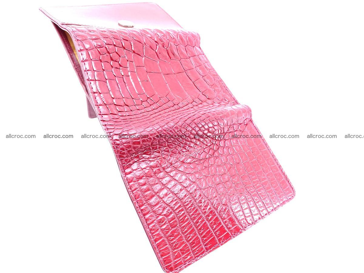 Genuine Siamese crocodile skin wallet for women 408 Foto 7