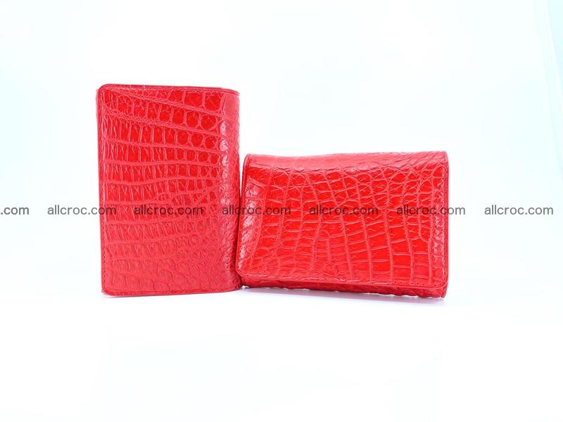 Genuine Siamese crocodile skin wallet for women 418