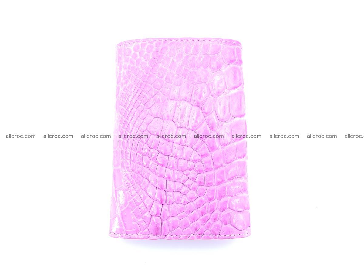 Genuine Siamese crocodile skin wallet for women 406 Foto 3
