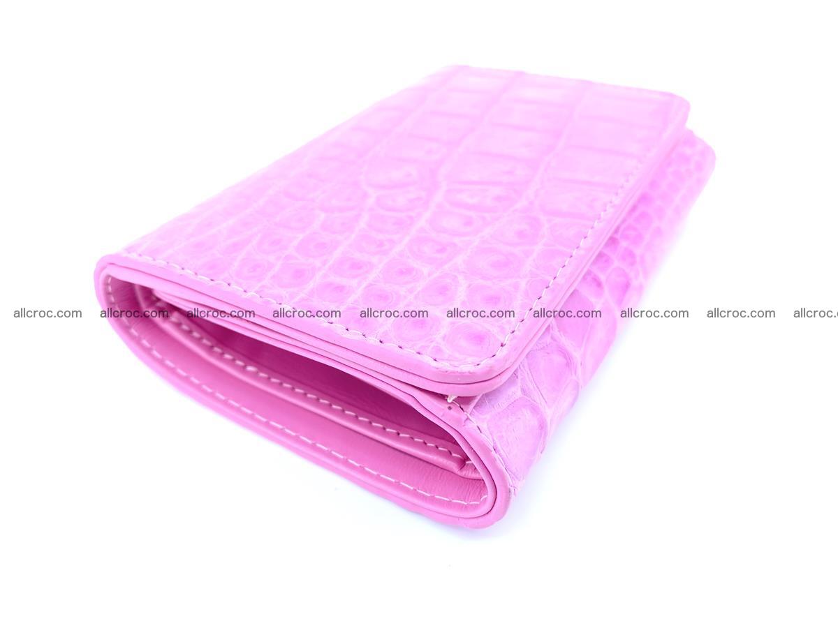 Genuine Siamese crocodile skin wallet for women 406 Foto 4