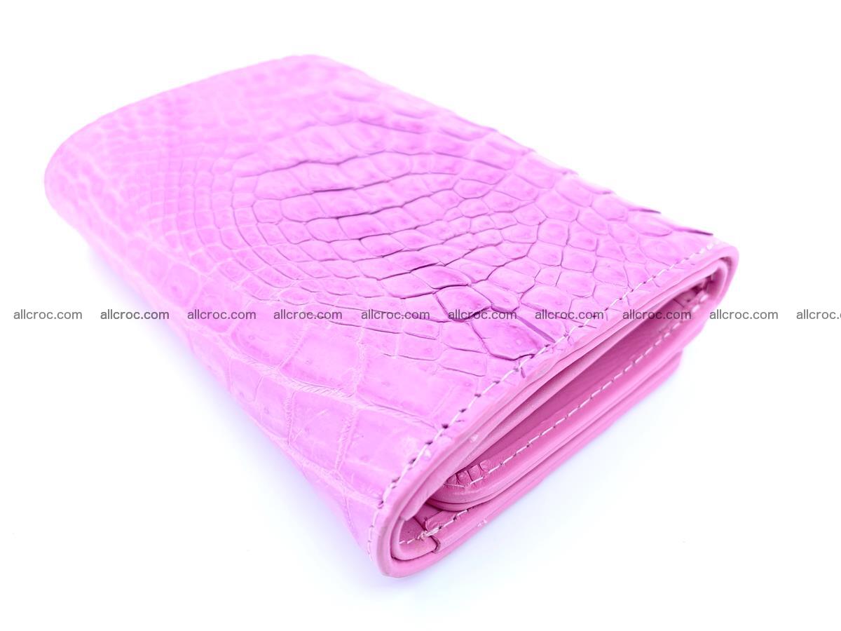 Genuine Siamese crocodile skin wallet for women 406 Foto 5
