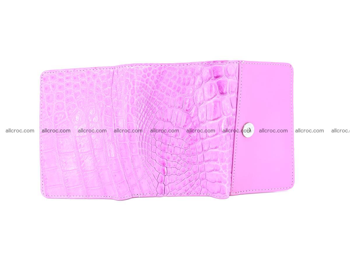 Genuine Siamese crocodile skin wallet for women 406 Foto 6