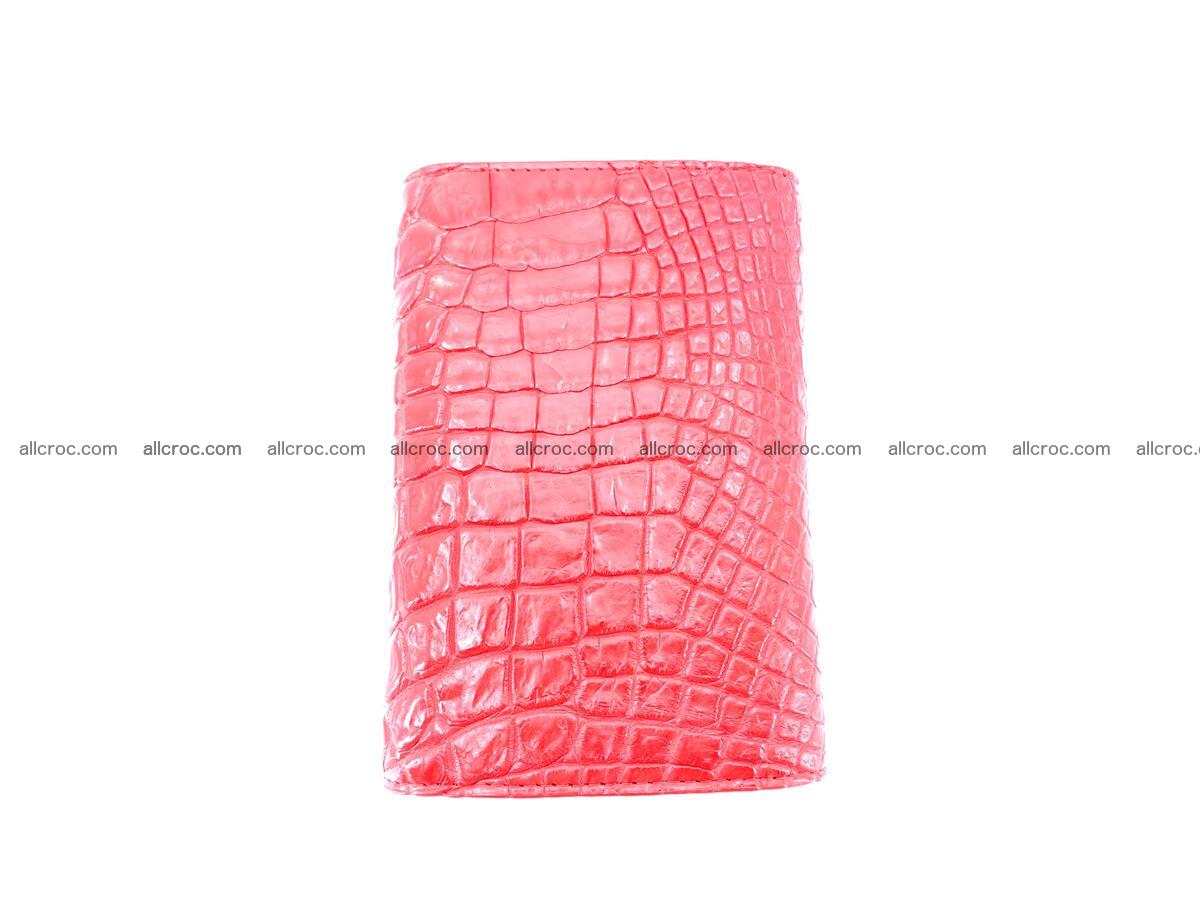 Genuine Siamese crocodile skin wallet for women 418 Foto 3
