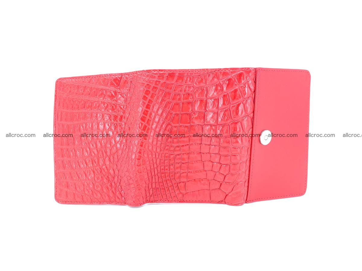 Genuine Siamese crocodile skin wallet for women 418 Foto 6