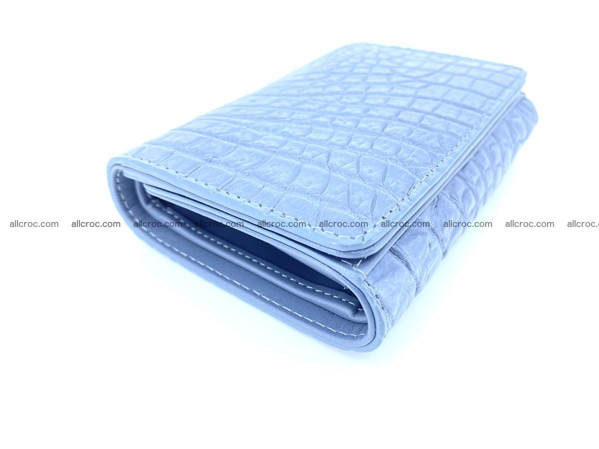 Genuine Siamese crocodile skin wallet for women 414 Foto 4