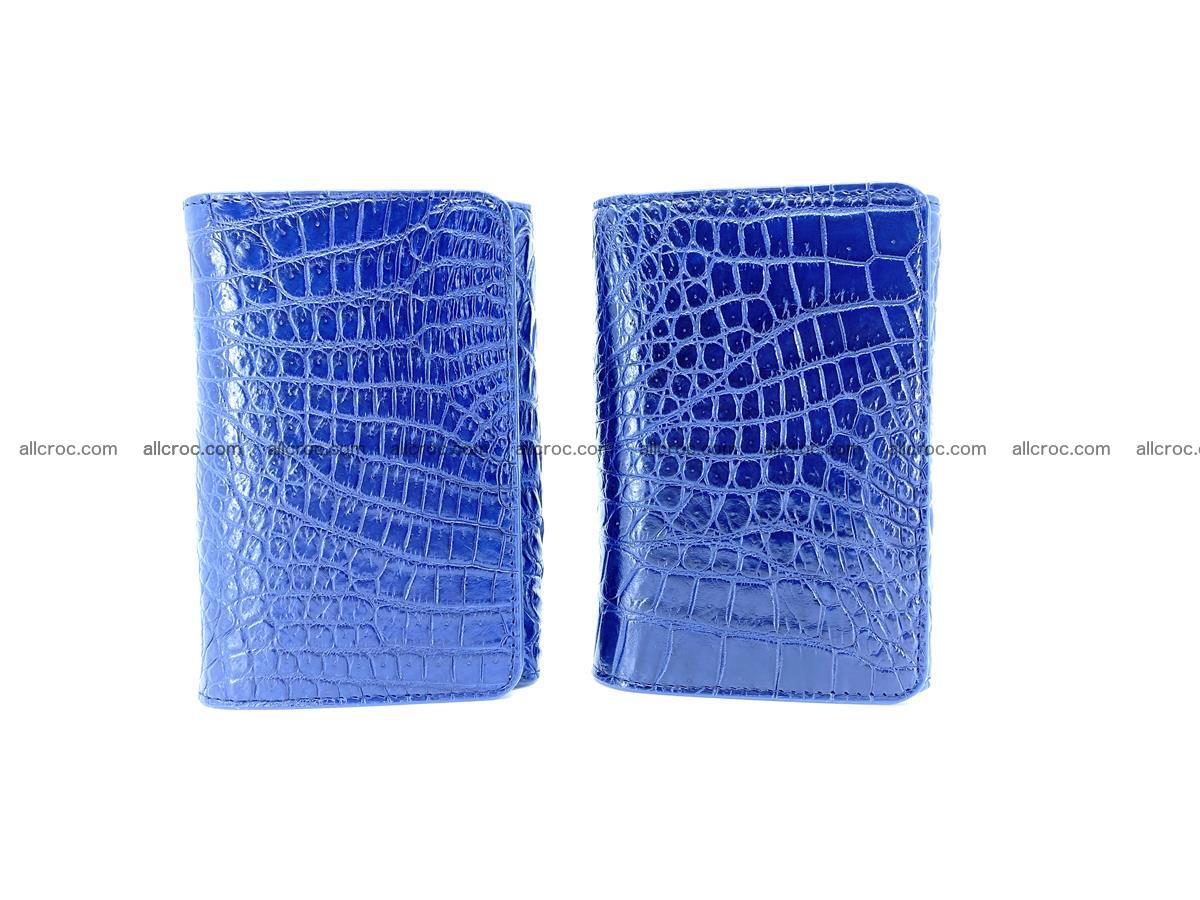 Genuine Siamese crocodile skin wallet for women 417 Foto 10