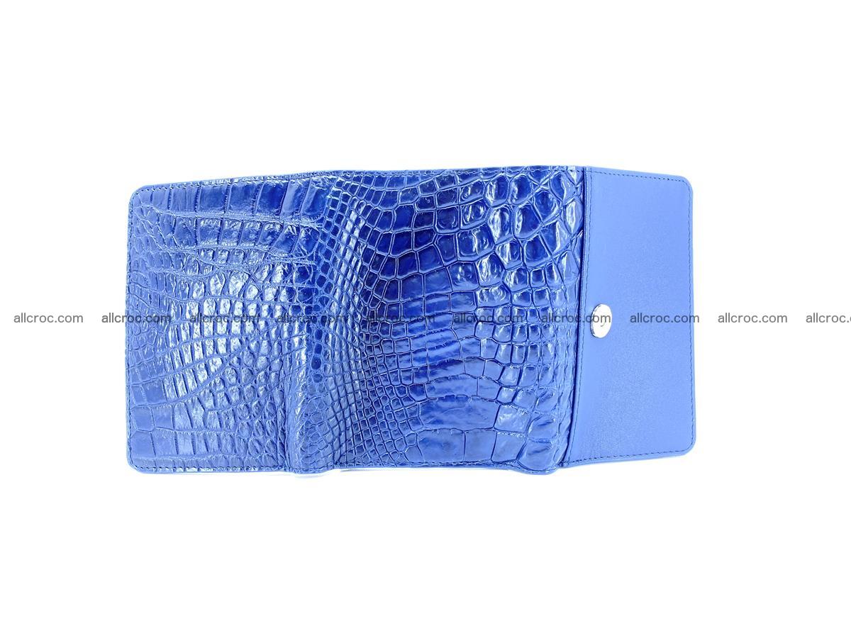 Genuine Siamese crocodile skin wallet for women 417 Foto 9