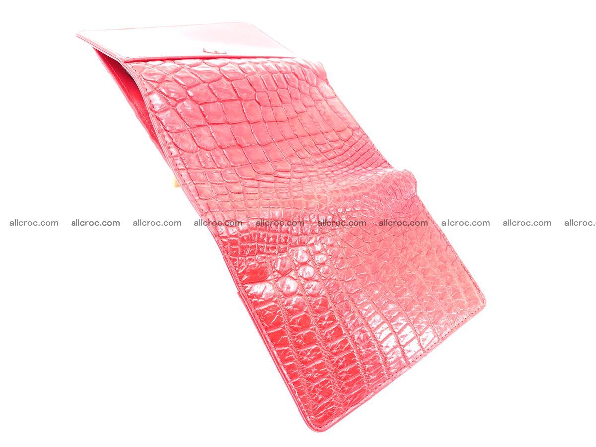 Genuine Siamese crocodile skin wallet for women 418 Foto 7