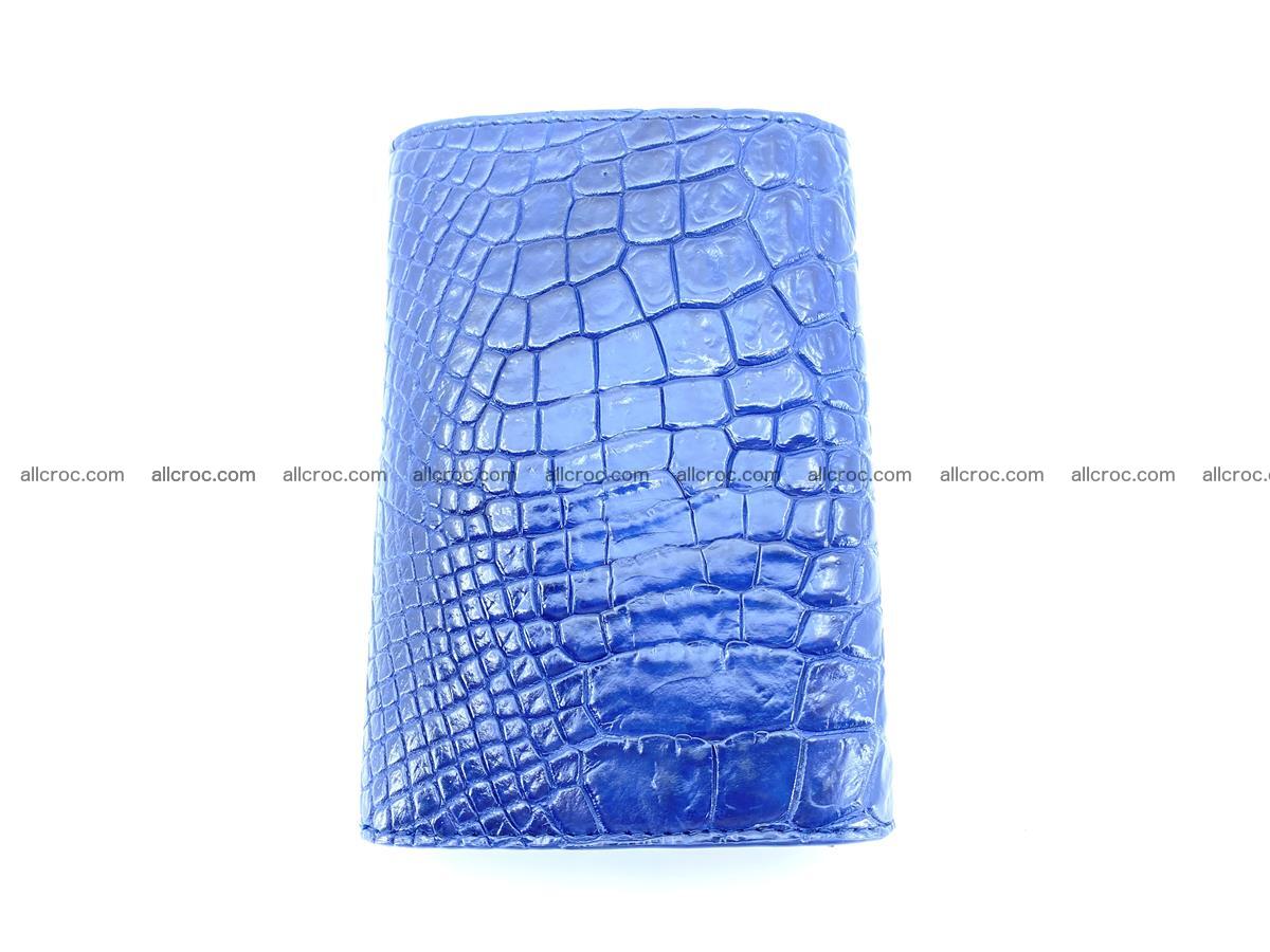 Genuine Siamese crocodile skin wallet for women 417 Foto 3