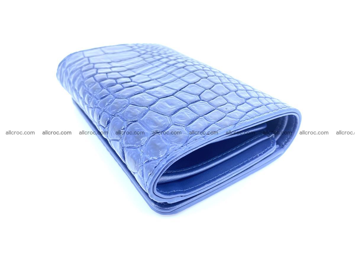 Genuine Siamese crocodile skin wallet for women 417 Foto 5