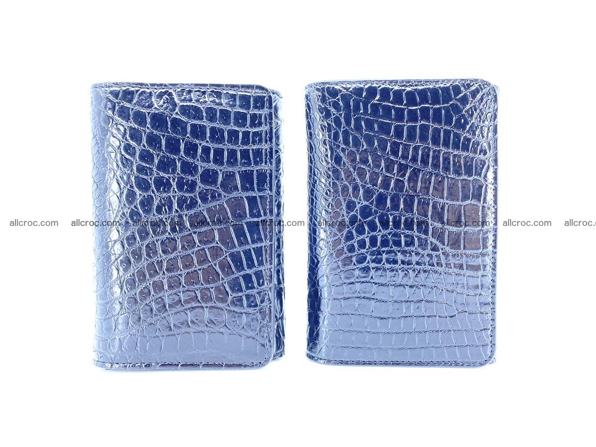 Genuine Siamese crocodile skin wallet for women 419 Foto 11