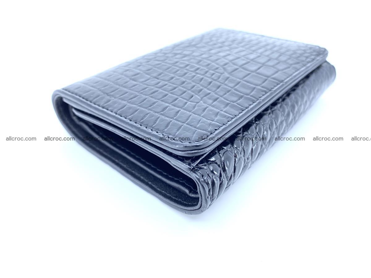 Genuine Siamese crocodile skin wallet for women 419 Foto 5