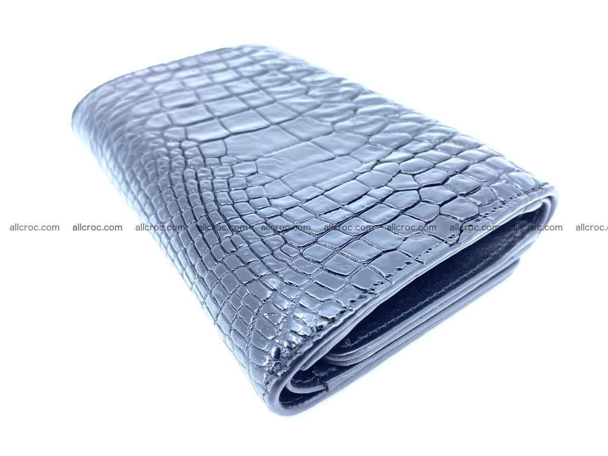 Genuine Siamese crocodile skin wallet for women 419 Foto 6