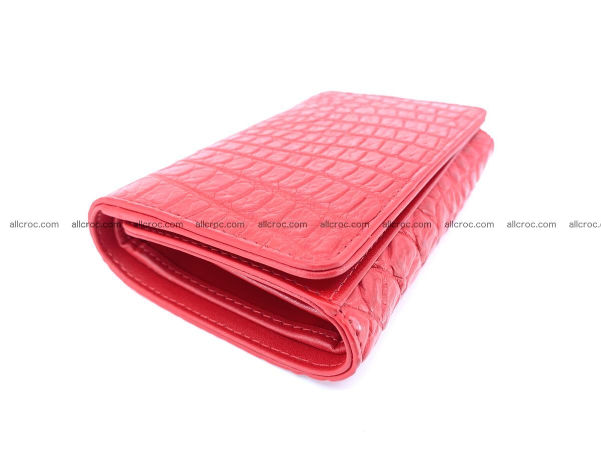Genuine Siamese crocodile skin wallet for women 418 Foto 4