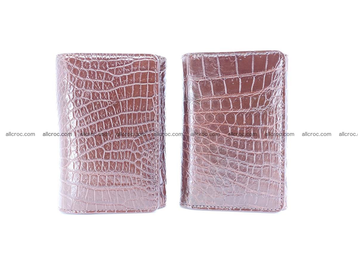 Genuine Siamese crocodile skin wallet for women 416 Foto 11
