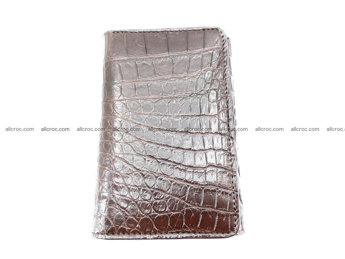 Genuine Siamese crocodile skin wallet for women 416 Foto 2