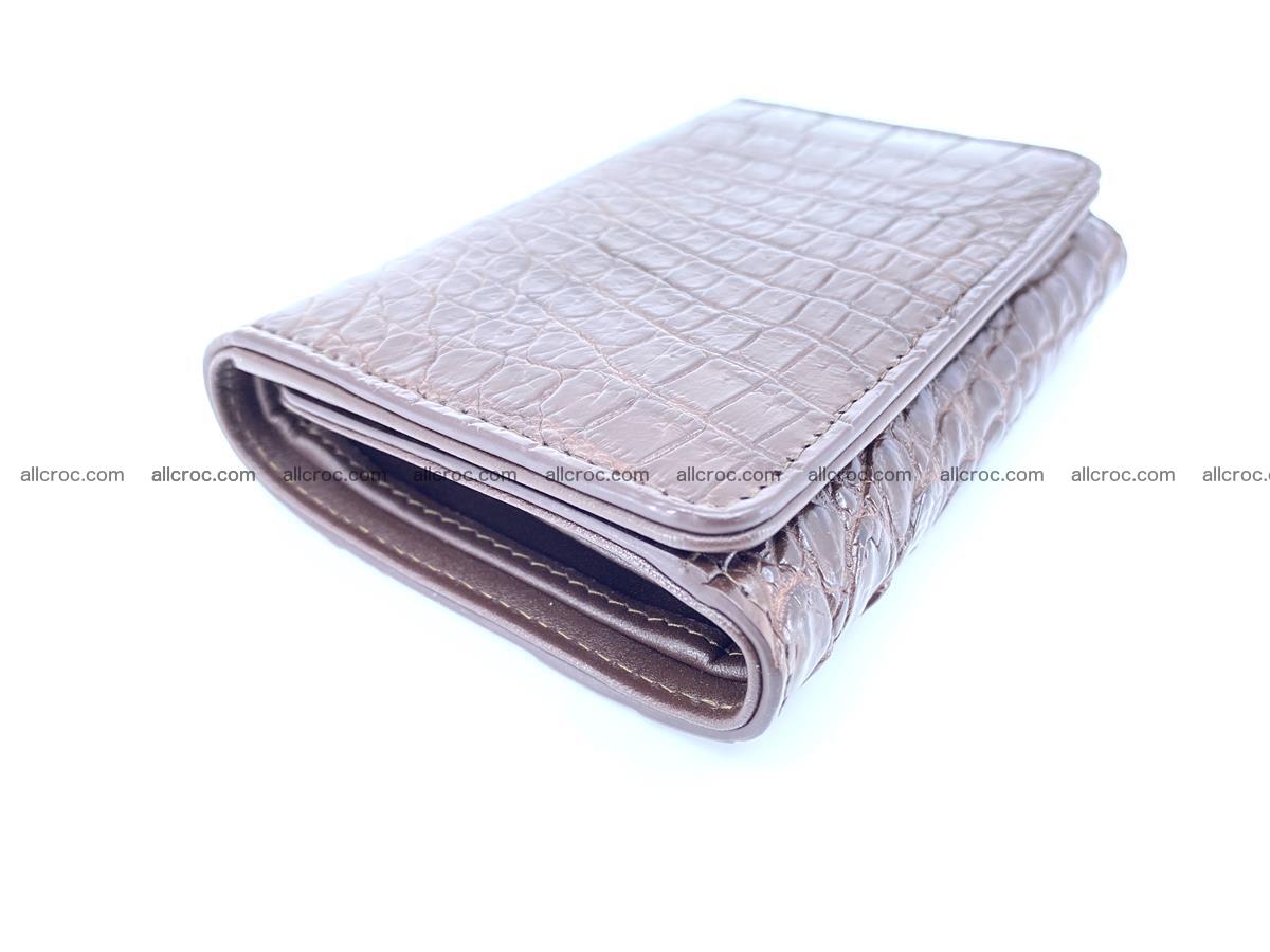 Genuine Siamese crocodile skin wallet for women 416 Foto 4