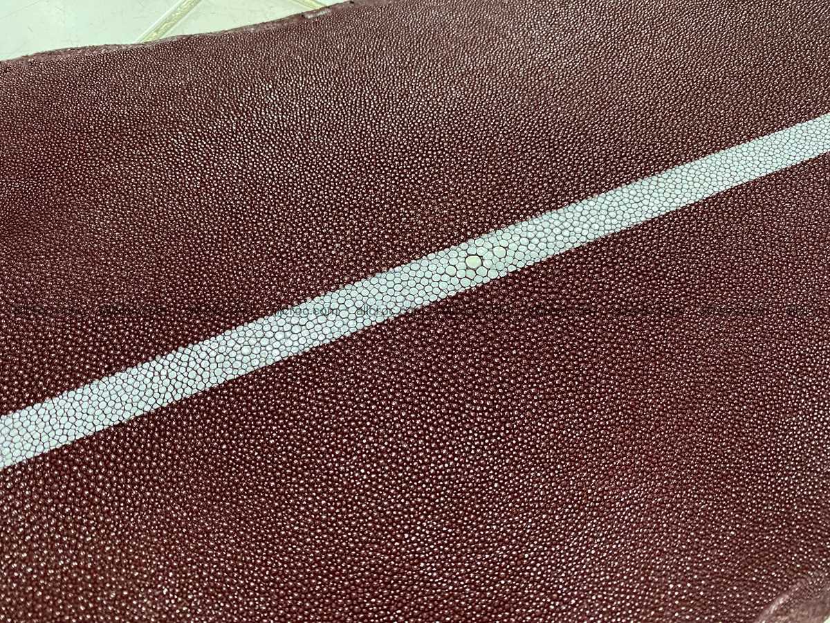 Stingray skin 8 inches round shape 2313 Foto 3