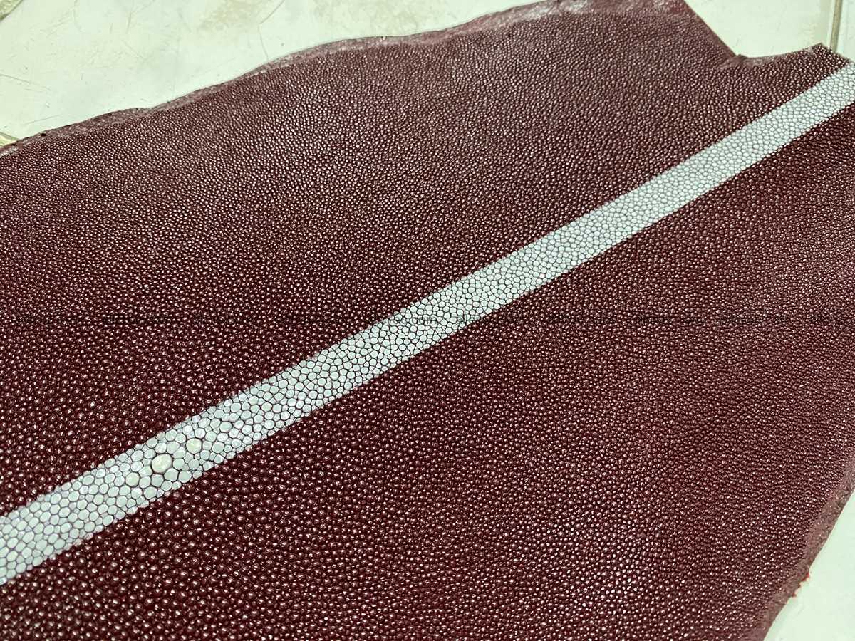 Stingray skin 8 inches round shape 2313 Foto 2