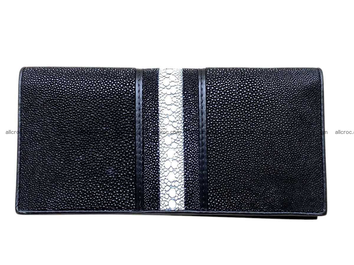Stingray skin long wallet 2849 Foto 2