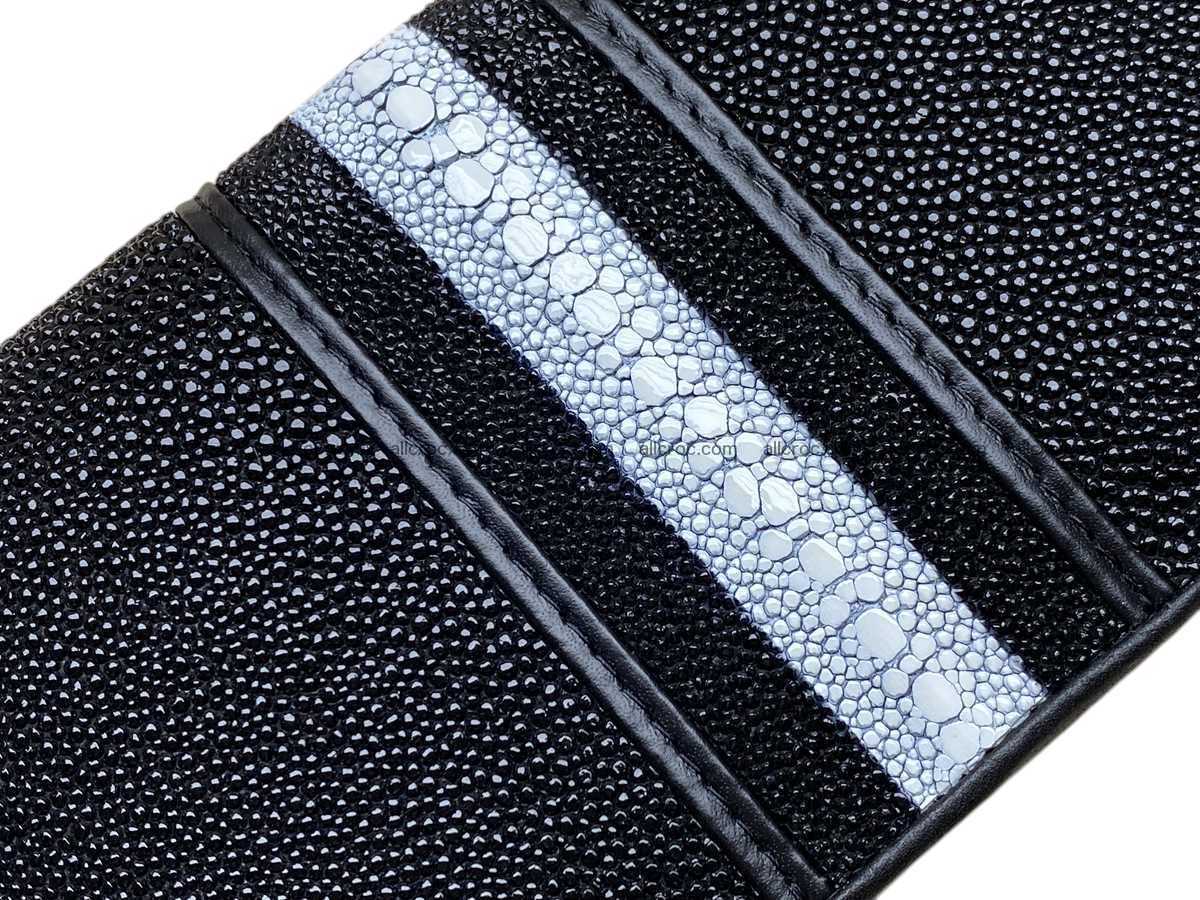 Stingray skin long wallet 2849 Foto 4