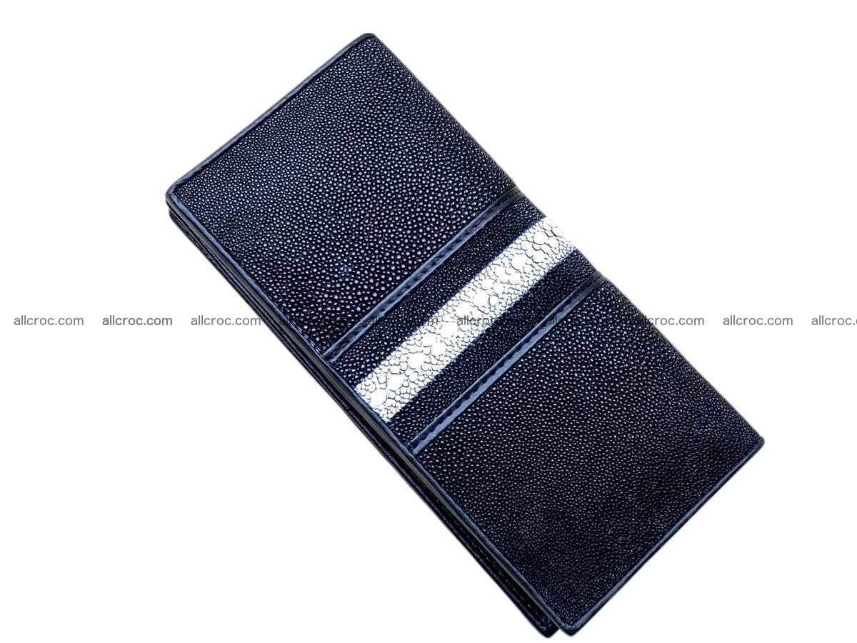 Stingray skin long wallet 2849 Foto 5