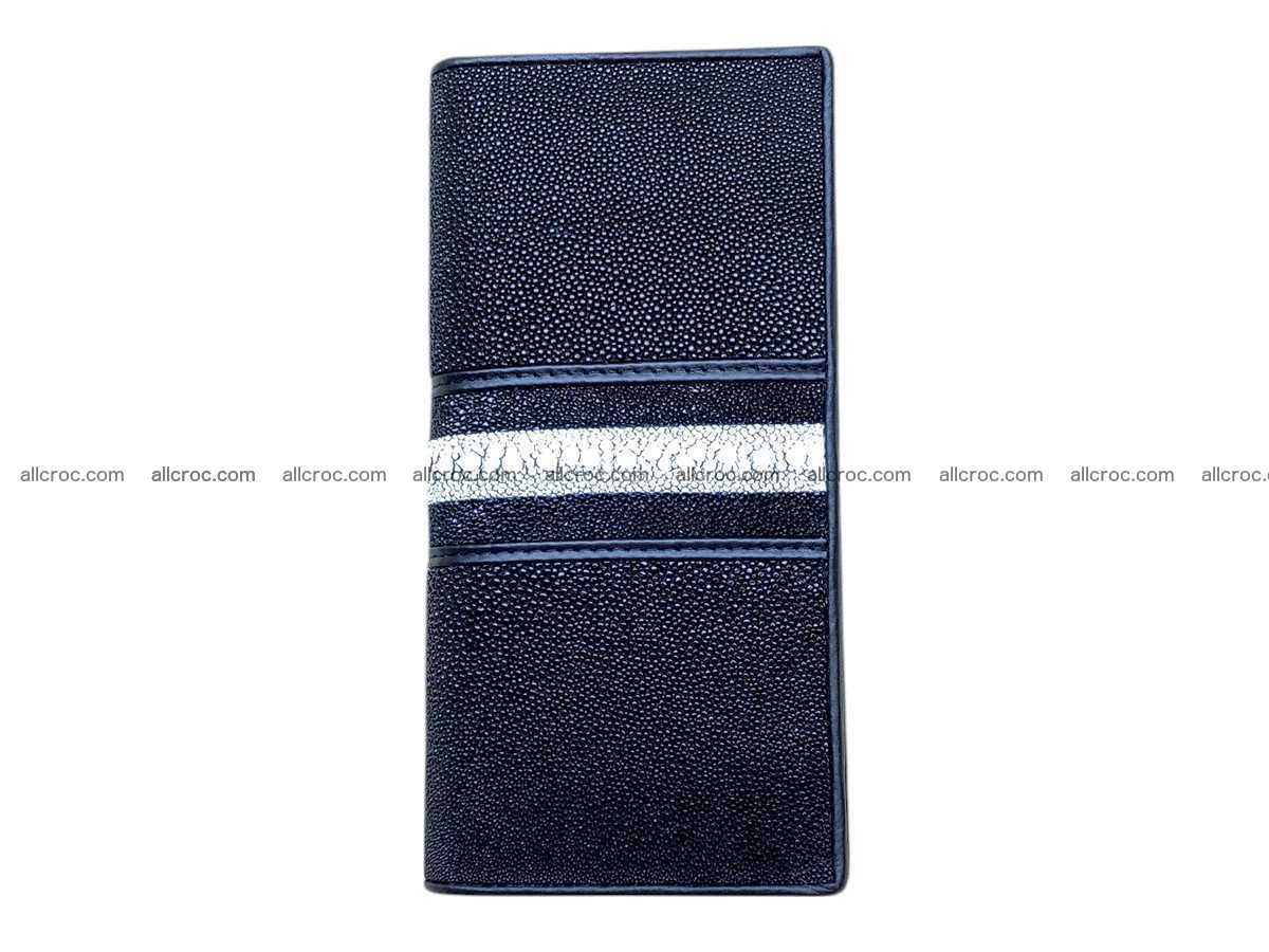 Stingray skin long wallet 2849 Foto 7